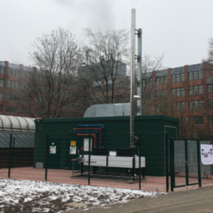 Deponiegas-BHKW am Kreishaus Borken